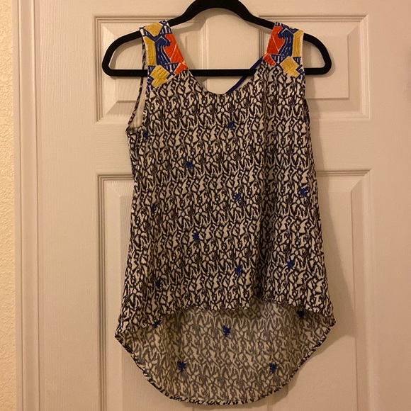 THML Tops - Anthropologie - THML - Printed Sleeveless Top - M